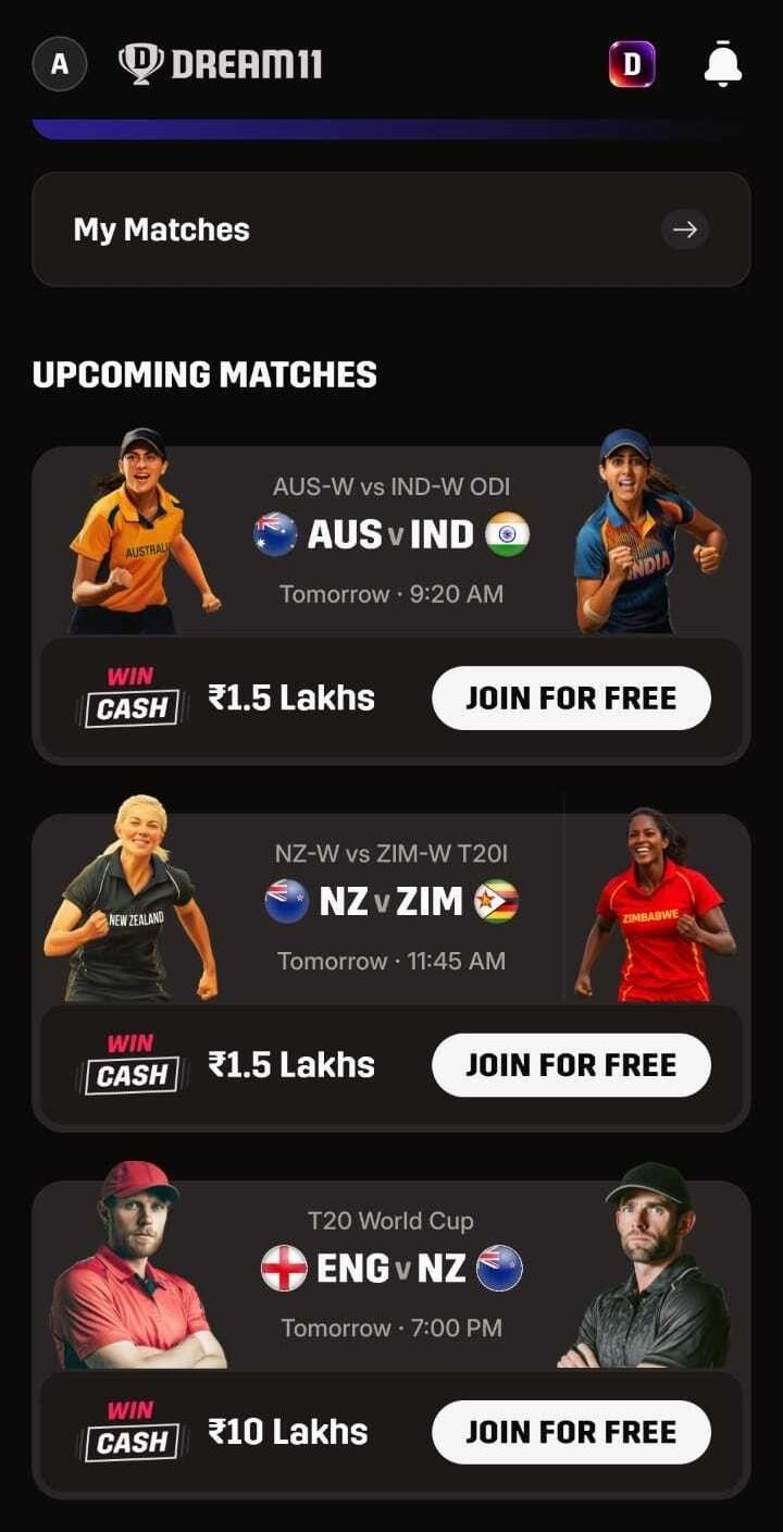 Select a match